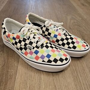 Vans MoMo Comfy Cush Era Checkered Colored Shoes Old Skool Men’s 8 Women's 9.5